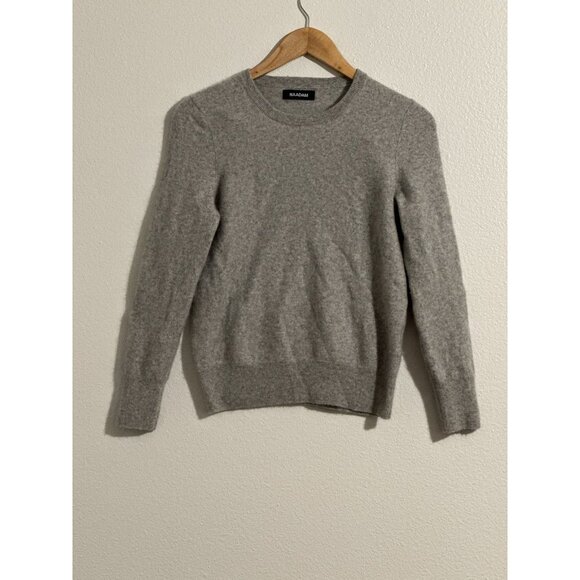 Naadam 100% Cashmere Sweater Pullover Crew Gray Medium - Picture 1 of 9